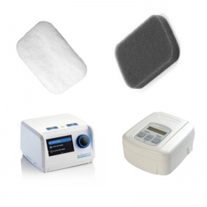 SleepCube (IntelliPAP) + DeVilbiss Blue CPAP Filters